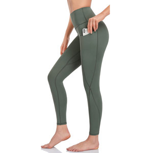 2025 Leggings de Yoga de haute qualité taille haute contrôle du ventre extensible doux brossé serré Gym Fitness Yoga sans couture collants - Product Image 5