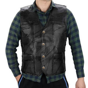Gilet de moto en cuir sur mesure pour homme, best-seller, respirant, nouvelle arrivée, vêtements de course, toutes saisons - Product Image 5