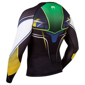 Ensemble De Compression MMA BJJ Sublimé HQ Print Rash Guard Shorts No Gi Grappling Jiu Jitsu Kimono De Jiu Jitsu Stretch Feature - Product Image 4