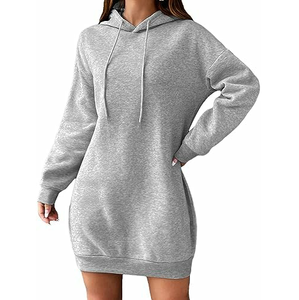 Sudadera con capucha alargada de invierno de gran tamaño para hombre de lana pesada de alta calidad personalizada transpirable 100% algodón - Product Image 5