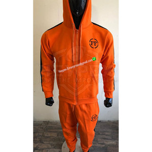 Venta al por mayor XXL hombres Joggers naranja entrenamiento chándales diseño impreso 100% algodón personalizado de talla grande camisa de los hombres para el invierno - Product Image 3