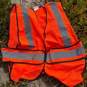 Chaleco DE SEGURIDAD Chaleco de seguridad de alta visibilidad para hombre XL Naranja Reflectante Ropa DE TRABAJO Streetwear - Product Image 1