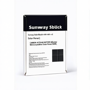 Panneau solaire monocristallin bifacial de type N Sunway Solar Black SWB-460-M 550W - Product Image 2