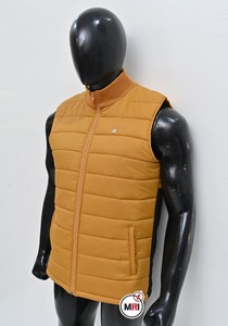 Chaleco acolchado de burbujas con cremallera de alta calidad Unisex, chaleco calefactable de invierno para hombre y mujer de dos tonos dorados nuevos para caza - Product Image 4