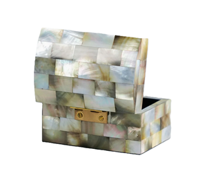 Caja de Almacenamiento Multifuncional Hecha a Mano con Incrustaciones de Madreperla, Caja de Joyería de Lujo con Incrustaciones de Conchas Marinas - Product Image 4