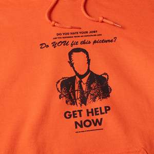 เสื้อฮู้ดสตรีทแวร์ผ้าฝ้ายถัก 100% ยี่ห้อ Jungles Get Help Now ไซส์ XS-XL พร้อมป้ายกำกับแบบกำหนดเอง ลายพิมพ์ซิลค์สกรีน - Product Image 2