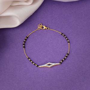 Gold Ruchira Mangalsutra Diamond <b>Bracelet</b> Elegant Category for Diamond <b>Bangles</b> - Product Image 1