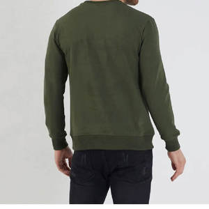Sweat-shirt à col rond surdimensionné 100% coton pour hommes de meilleure qualité OEM imprimé brodé motif solide vêtements d'hiver en gros - Product Image 3