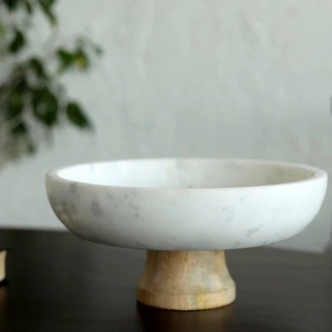 Ensemble de bols ronds en résine personnalisés faits à la main, texture unique, décoration de table pour la cuisine, la maison, les collations, les salades, matériau en verre - Product Image 4