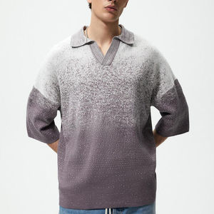 Camisas de polo para hombre de talla grande al por mayor, camisas originales góticas bordadas por sublimación de diseño personalizado para hombre a bajo precio - Product Image 2