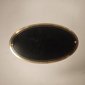 <span class=keywords><strong>Plaque</strong></span> nominative de style européen pour cercueil et cercueil, décoration en plastique ABS - Product Image 2