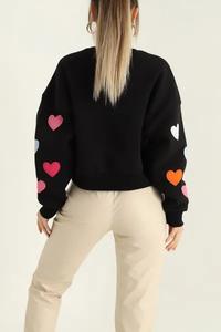 Sudadera de mujer Nuevo último logotipo personalizado sudor de mujer Llegada Sudadera de mujer en diferentes estilos - Product Image 4