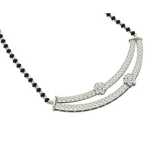 Compre un Mangalsutra de Plata Pura, Joyería Cultural Coleccionable, Regalo Perfecto para su Esposa - Product Image 3