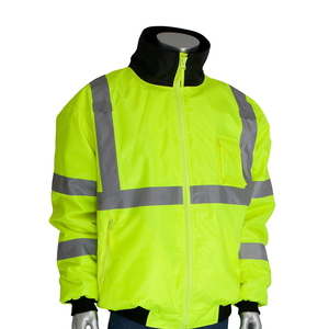 Vêtements de travail d'hiver haute visibilité personnalisables en usine veste de sécurité personnalisée conception imperméable réfléchissante avec logo personnalisé - Product Image 4