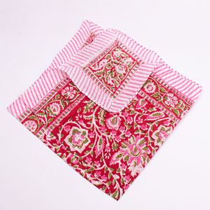 Bandana carré multifonctionnel en coton imprimé floral, respirant, écologique, pour la tête, le cou, le visage, les sports de plein air - Product Image 2