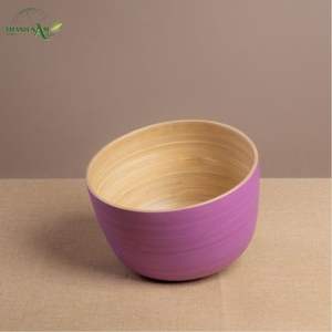 ชามไม้ไผ่ทำมือ ทนทาน น้ำหนักเบา เป็นมิตรกับสิ่งแวดล้อม ใช้แล้วทิ้ง ดีไซน์คลาสสิก จาก Thanh Nam Arts สำหรับขายส่ง - Product Image 3