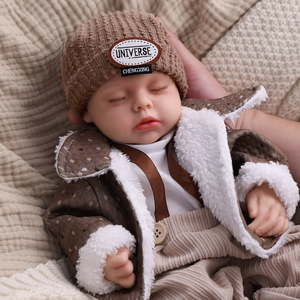 Bébé réaliste en silicone souple Babeside Lucy de 16 pouces, mini bébé <span class=keywords><strong>reborn</strong></span> pour soulager le stress et servir de compagnie - Product Image 2