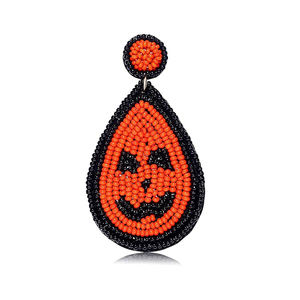Los accesorios navideños de Halloween más vendidos, venta al por mayor, Pendientes colgantes de calavera de calabaza para Halloween, compra a bajo precio - Product Image 1