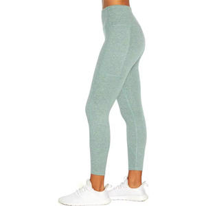 Sublimé personnalisé séchage rapide respirant taille haute femmes Fitness Leggings Nylon Spandex Sport pantalon XL grande taille séances d'entraînement - Product Image 4