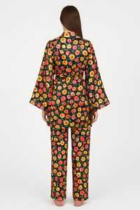 Conjunto de pijama floral de 3 piezas para mujer con pantalones - Product Image 2