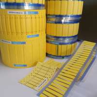 Étiquettes thermorétractables 3.2 Manchon d'étiquettes de marqueur de câble de 4.8mm avec impression