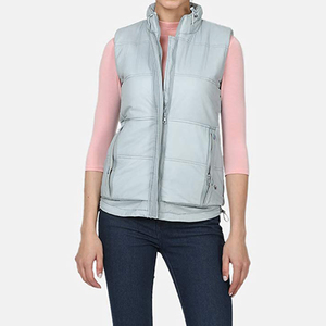 Vestes sans manches personnalisées pour femmes, gilet Max, vêtements décontractés, quantité d'hiver, poche cachée, clé, Style gris - Product Image 5
