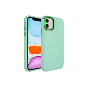 Étui de protection en silicone de luxe Netzy pour iPhone 11 7 Plus, cadre métallique, coque SAF Luna, matériau TPU souple, électroplaqué spécial - Product Image 1