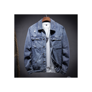 Custom Logo Oem <b>Jacket</b> Casual Streetwear Riding Coats <b>Denim</b> Jeans <b>Jackets</b> High Quality <b>Denim</b> <b>Jacket</b> for Men - Product Image 1