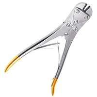 Pince coupante manuelle de précision WORLD SURGICAL pour fils dentaires, orthodontiques et ORL, coupe-fils 3,0 mm en acier, kit chirurgical pour hôpital et clinique
