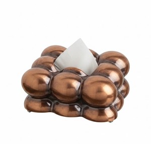 Moderno Dispensador de Papel Higiénico Cuadrado de Metal Martillado Verde Oliva, Soporte de Papel Higiénico de Hierro para Mesa de Baño, para Uso en el Hogar y Hoteles, en Oferta - Product Image 3