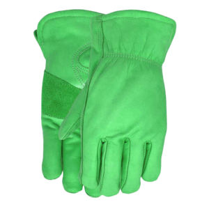 Gants en cuir de vachette renforcé, respirants, avec poignets élastiques, durables, résistants à l'abrasion, pour la sécurité au travail, le jardinage, la conduite de camion - Product Image 3