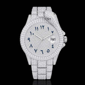 Reloj King Cobra de 42 mm para Hombre con Esfera Analógica Decorada con Cristales y Movimiento de Cuarzo Japonés - Product Image 5