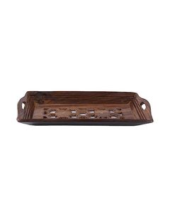 Modern Designed Beautiful <b>Wood</b> Tray Printed Enamelled Wooden Serving Tray for Weddings - Product Image 5