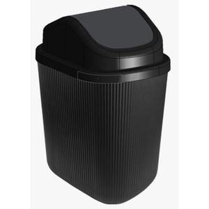 Seau de rangement rectangulaire en plastique Elite de 16000 ml avec couvercle pivotant, écologique, portable, pour usage intérieur/extérieur, cuisine, salle de bain - Product Image 1