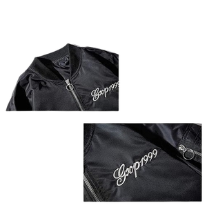 Dragon Tiger bordir Hip Hop pria dan wanita, jaket Bomber ukuran besar, jaket jalanan, jaket terbang - Product Image 5