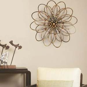 Colgante de pared arte decoración escultura Floral para el hogar Hotel restaurante Oficina sala de estar colgante de pared artes casa calentamiento decorativo - Product Image 3