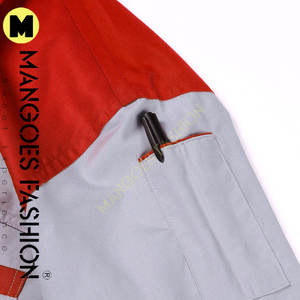 Top de uniforme de mecánico de motor: abrigo de trabajo de manga corta y camisetas de dos bolsillos para hombres y mujeres al por mayor - Product Image 2