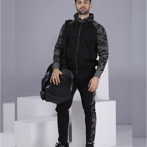 ชุดวอร์มเล่นกีฬาของผู้ชาย2ชิ้นชุดวอร์มเล่นกีฬาแบบลำลองเป็นมิตรกับสิ่งแวดล้อมดีไซน์ตามสั่งสำหรับทีมฝึกซ้อม - Product Image 1