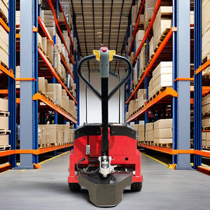 Transpallet Elettrico con Capacità di Carico di 3 Tonnellate, Batteria al Piombo-Acido, per Logistica di Magazzino, Stoccatore in Poliuretano - Product Image 4