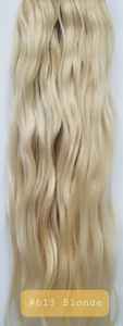 Extensions de cheveux humains naturels à pince pour temple indien 613 couleur cheveux blonds meilleure qualité - Product Image 6