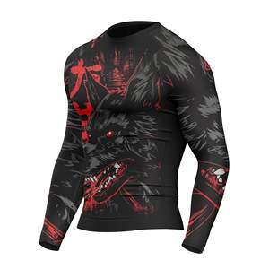 Factory-Made Lightweight Men's Rash Guard Latest Collection Full <b>Sleeves</b> Regular Length Breathable UPF50+ Anti-Bacterial on Sale - Product Image 3