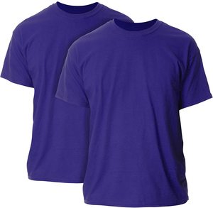 T-shirt en coton pour homme surdimensionné élégant, confortable, durable, uni, manches courtes, respirant, poids lourd, essentiels 250 g/m², plus - Product Image 2