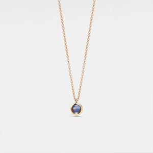 จี้สร้อยคอเงินแท้ประดับคริสตัลลาบราดอไรต์ทรงพระจักรพรรดิ์  รับรองโดยผู้เชี่ยวชาญด้านอัญมณี  เหมาะสำหรับงานแต่งงาน  ทันสมัย - Product Image 3