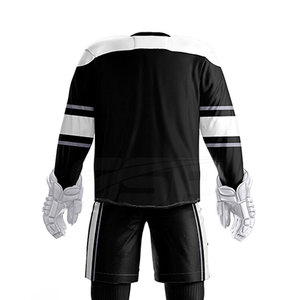 2025 conjuntos de ropa deportiva de hockey sobre hielo de manga larga ligeros personalizados con uniformes OEM impresos con nombre de equipo - Product Image 6