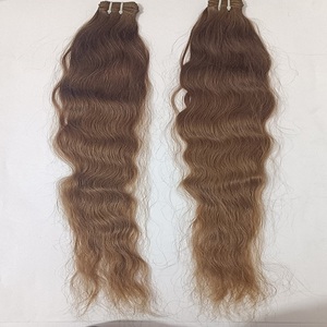 Tissage de cheveux humains non traités naturels Honey Blonde Wave Style Ethical Indian Remy Hair Extension - Product Image 3