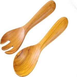 Juego de cubiertos de madera de Acacia recién personalizado con soporte marrón de lujo para fiestas boda mejores hoteles restaurantes hogar - Product Image 6