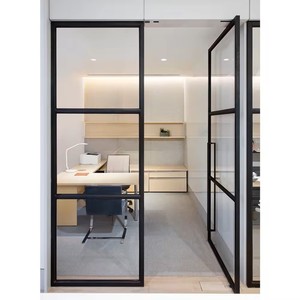 <span class=keywords><strong>Porte</strong></span> de balcon française noire en fer forgé, <span class=keywords><strong>porte</strong></span> battante en acier et verre, portes de salon - Product Image 2