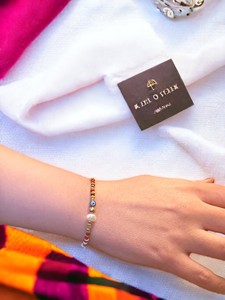 DAFNI BIG PAZAR Bracelet Bohème Fait Main Perlé en Pierres Naturelles et Alliage Métallique Précieux Micro-Incrusté Unisexe Cadeau Promotionnel - Product Image 4