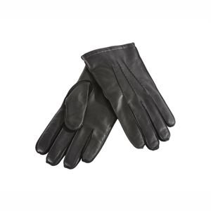 Gants en cuir d'agneau chocolat pour hommes - Product Image 5