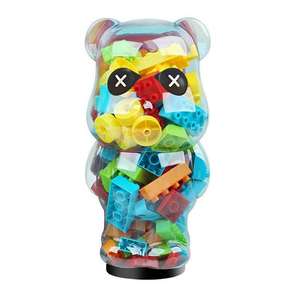 60 pièces blocs de construction pour les tout-petits jouets à empiler et jeux de puzzle pour l'apprentissage et l'amusement des STEM jouets Montessori - Product Image 1